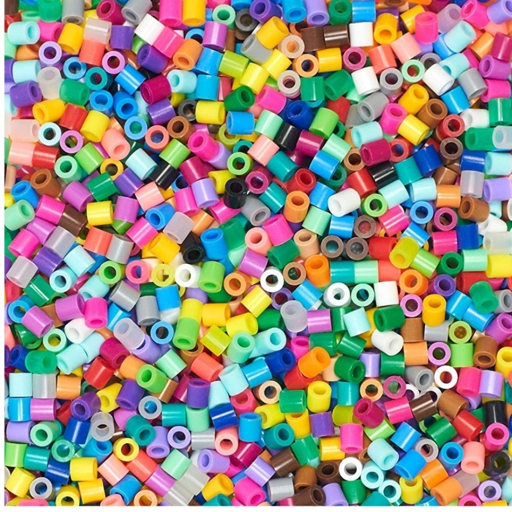 Assorted Multicolor Fuse Beads for Kids Crafts